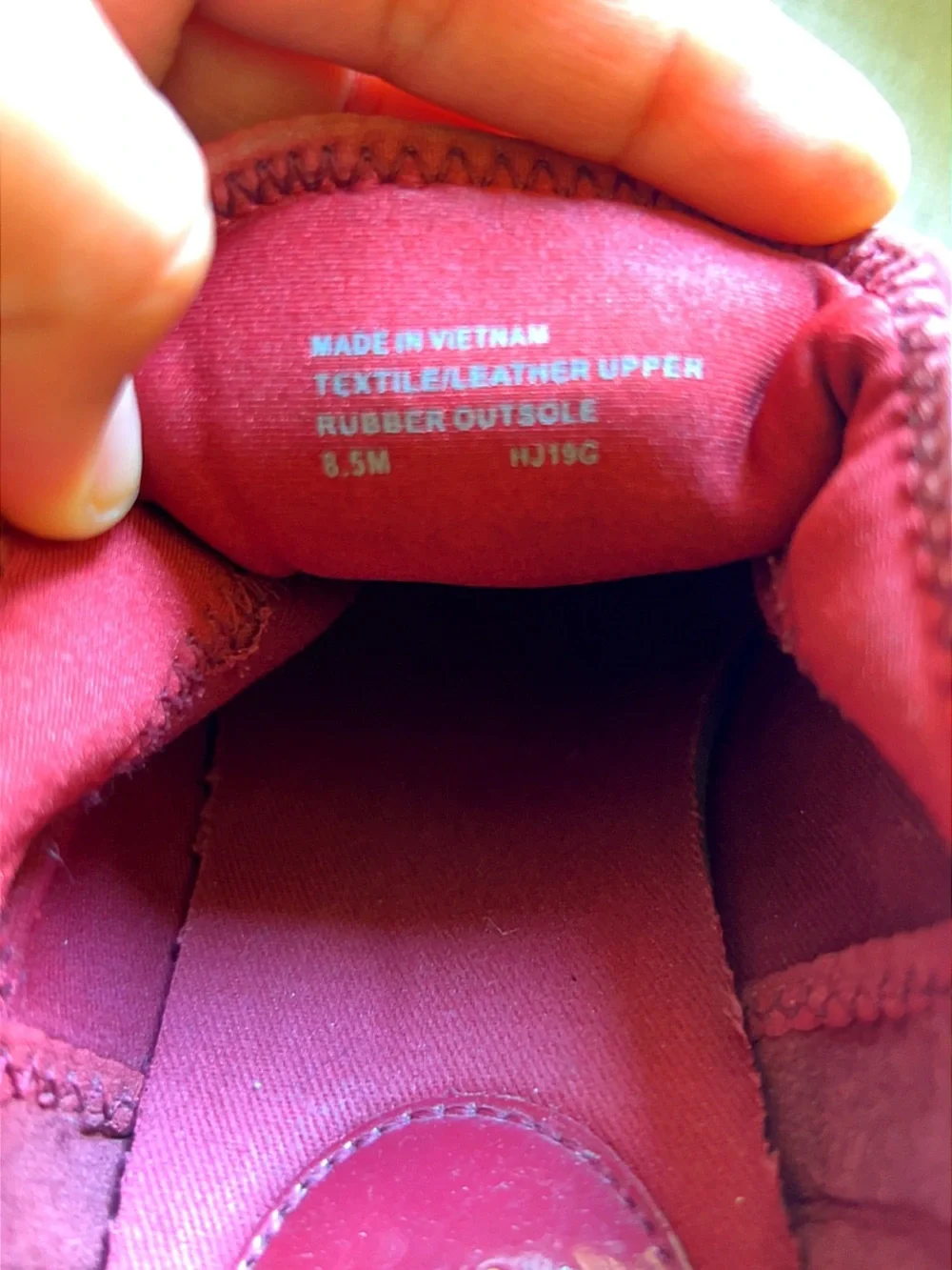 Michael Kors Women’s Burgundy Logo Trainer Sneakers Size 8.5
